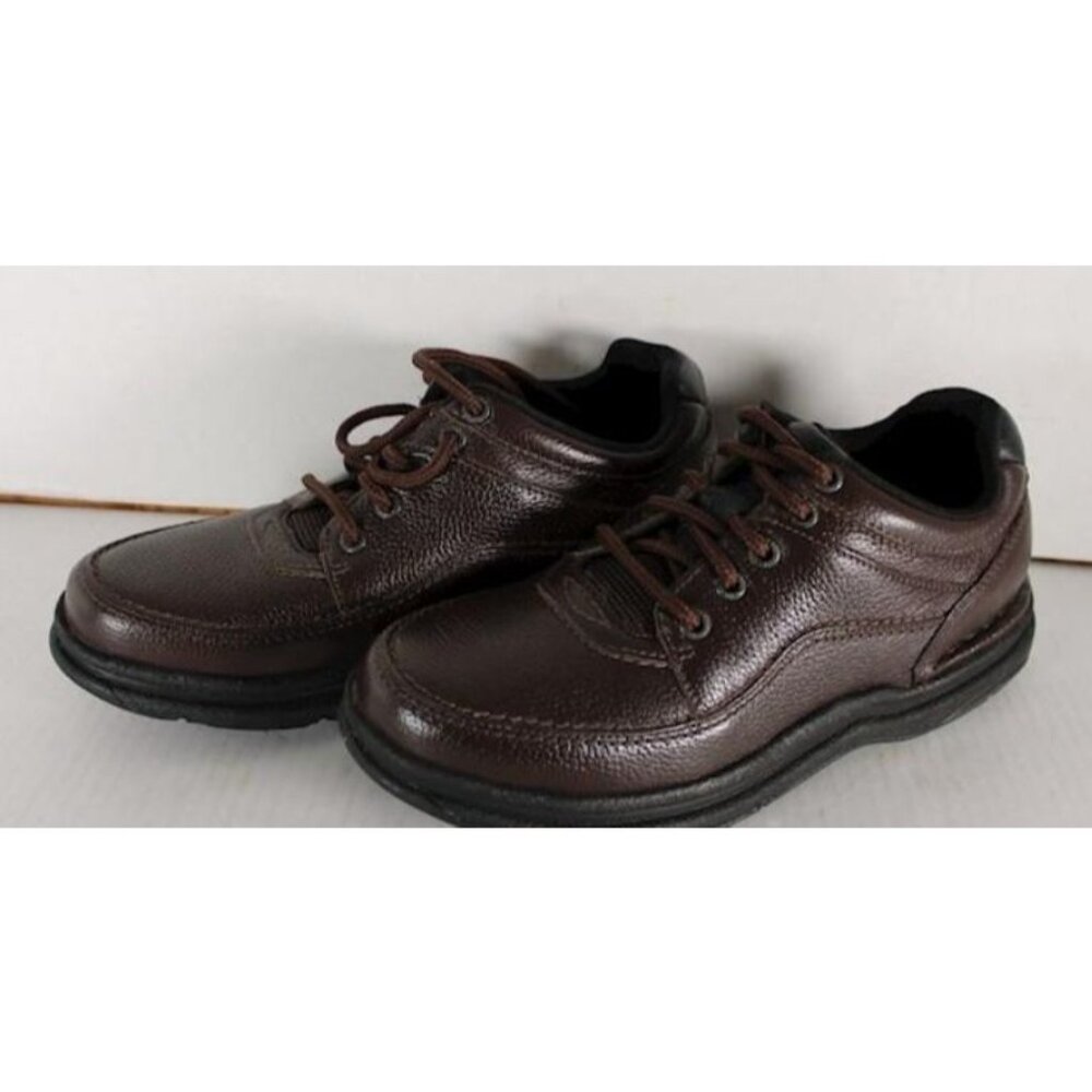 Rockport Mens Leather Oxford Shoes Size 7 Brown